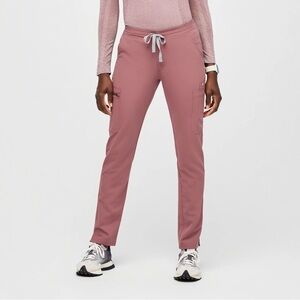 Figs Yola Skinny Scrub Pants in Mauve